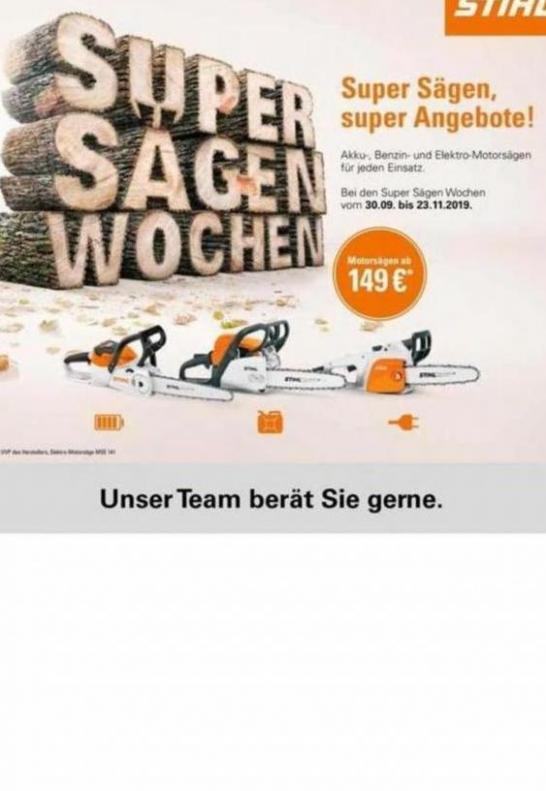 Super Sagen Wochen . STIHL (2019-11-23-2019-11-23)