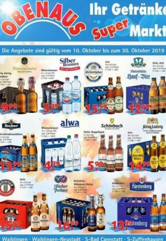 Ihr Getränke Super Markt . Obenaus Getränke (2019-10-30-2019-10-30)