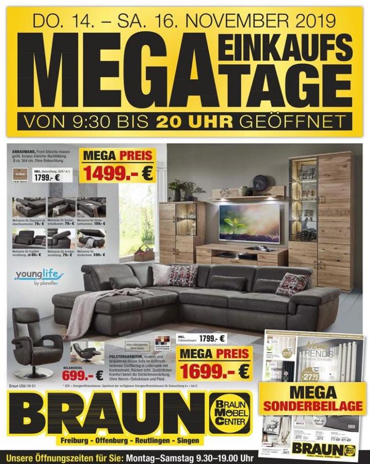 MEGA Einkaufs TAGE . Möbel Braun (2019-11-16-2019-11-16)