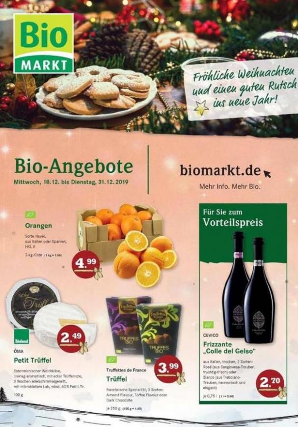 Bio-Angebote . Aleco Biomarkt (2019-12-31-2019-12-31)