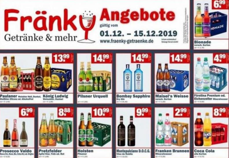 Angebote . Fränky Getränke (2019-12-15-2019-12-15)