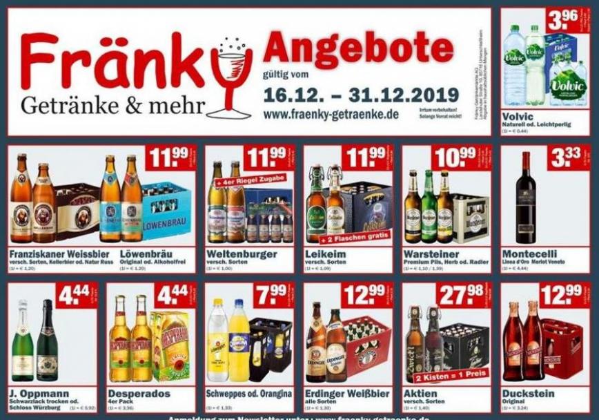 Angebote . Fränky Getränke (2019-12-31-2019-12-31)