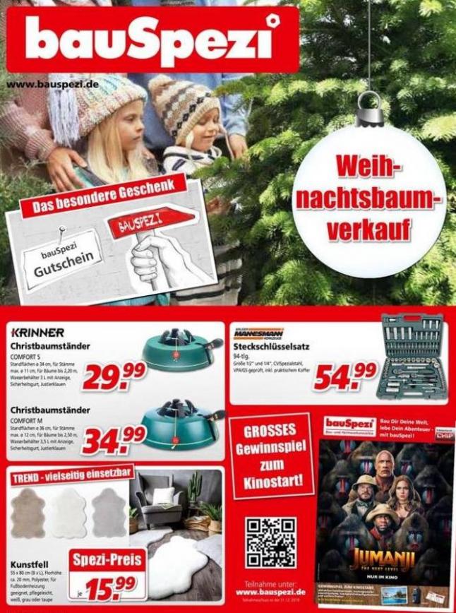 Weih-nachtsbaum-verkauf . bauSpezi (2019-12-31-2019-12-31)
