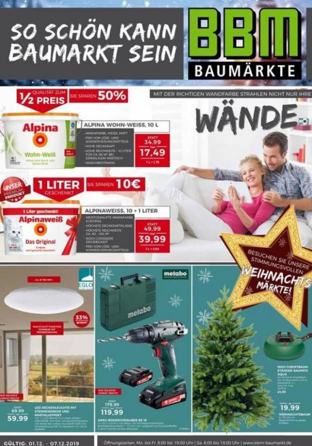 Katalog . BBM Baumarkt (2019-12-07-2019-12-07)