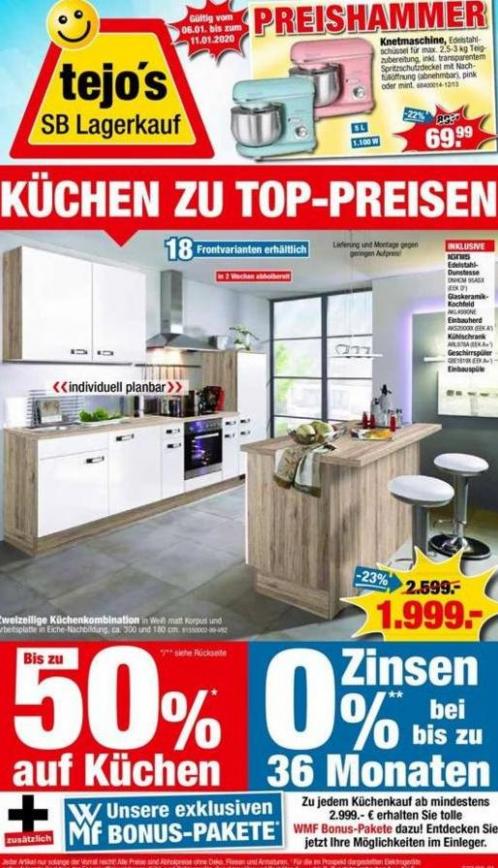 Küchen zu Top-Preisen . SB Lagerkauf (2020-01-11-2020-01-11)