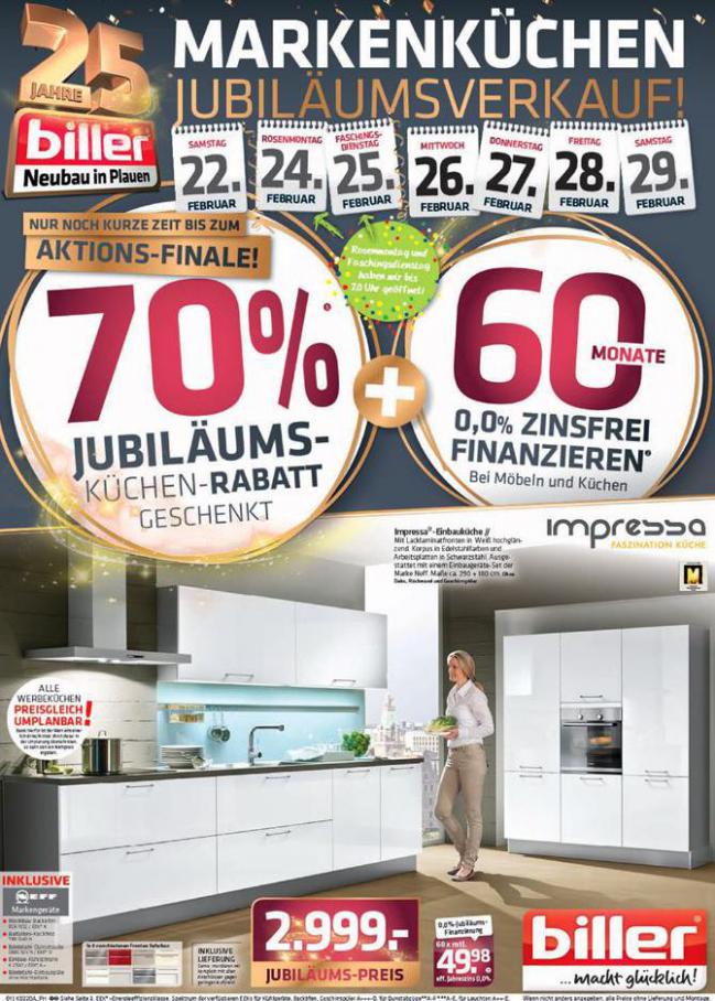 Markenküchen Jubiläumsverkauf! . Möbel biller (2020-02-29-2020-02-29)