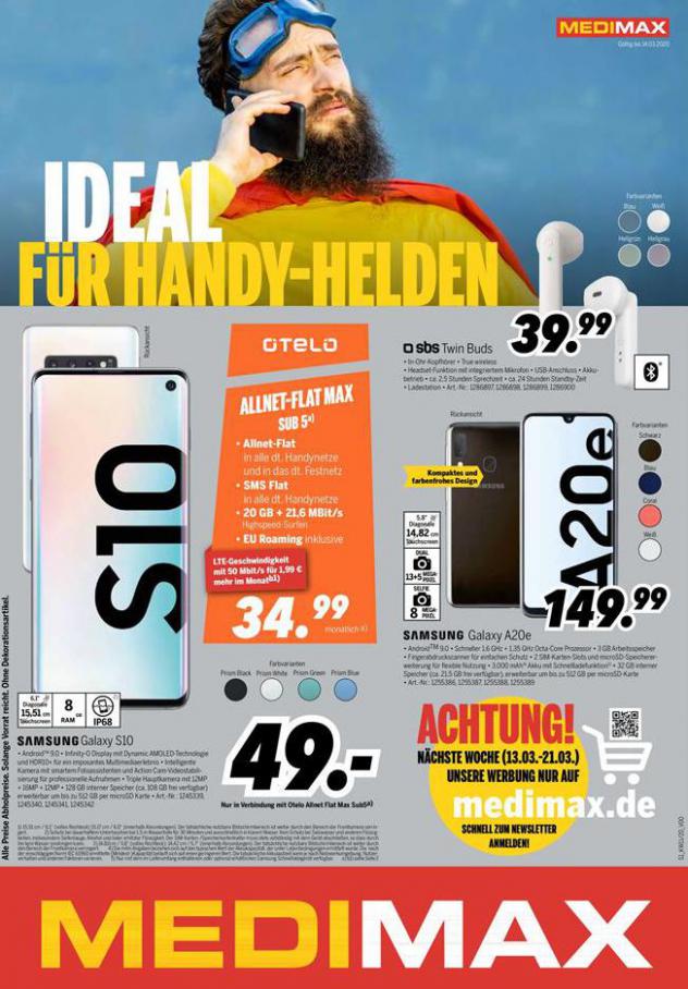 IDEAL für Handy-Helden . MEDIMAX (2020-03-14-2020-03-14)