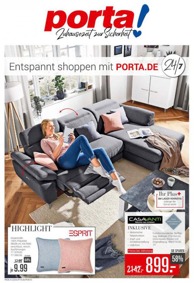 Entspannt shoppen mit PORTA.DE . porta Möbel (2020-04-30-2020-04-30)