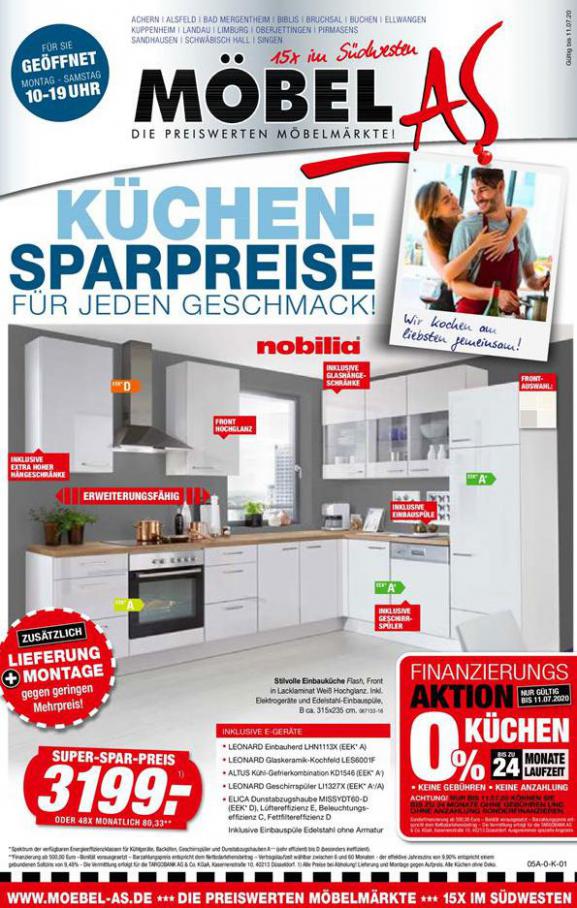 Küchen-Sparpreise . Möbel AS (2020-07-11-2020-07-11)