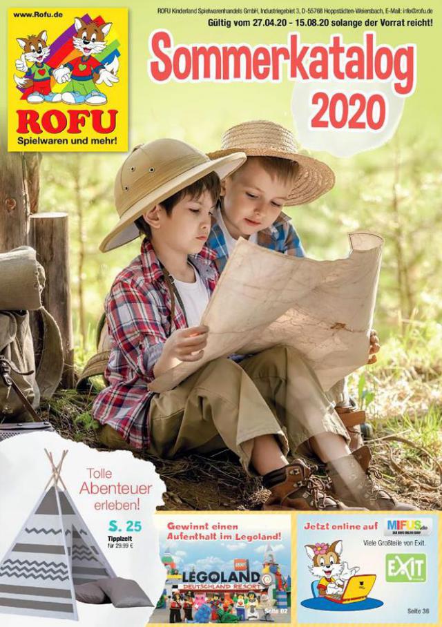 Sommerkatalog 2020 . Rofu Kinderland (2020-08-15-2020-08-15)