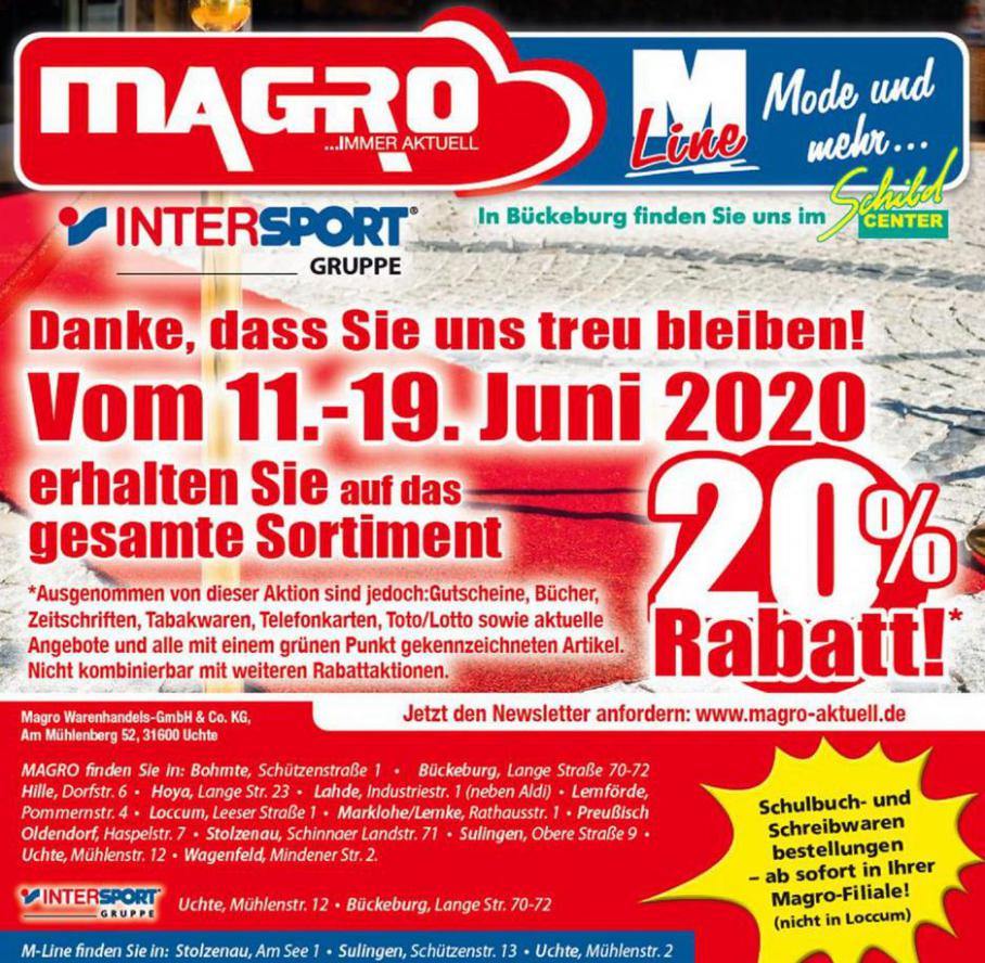 Angebote . Kaufhaus Magro (2020-06-19-2020-06-19)