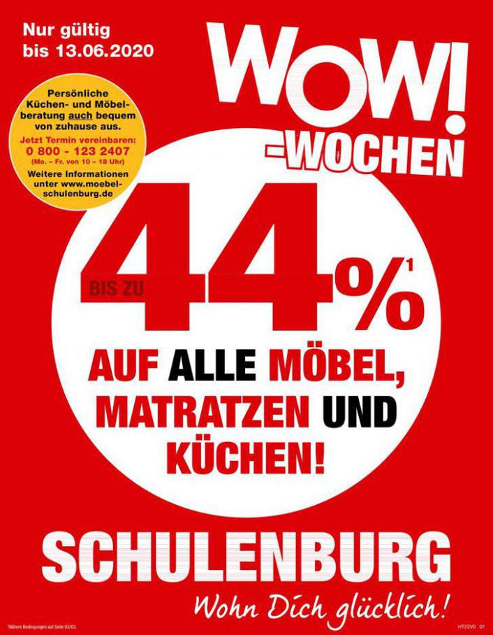 WOW! -WOCHEN 44% . Möbel Schulenburg (2020-06-13-2020-06-13)