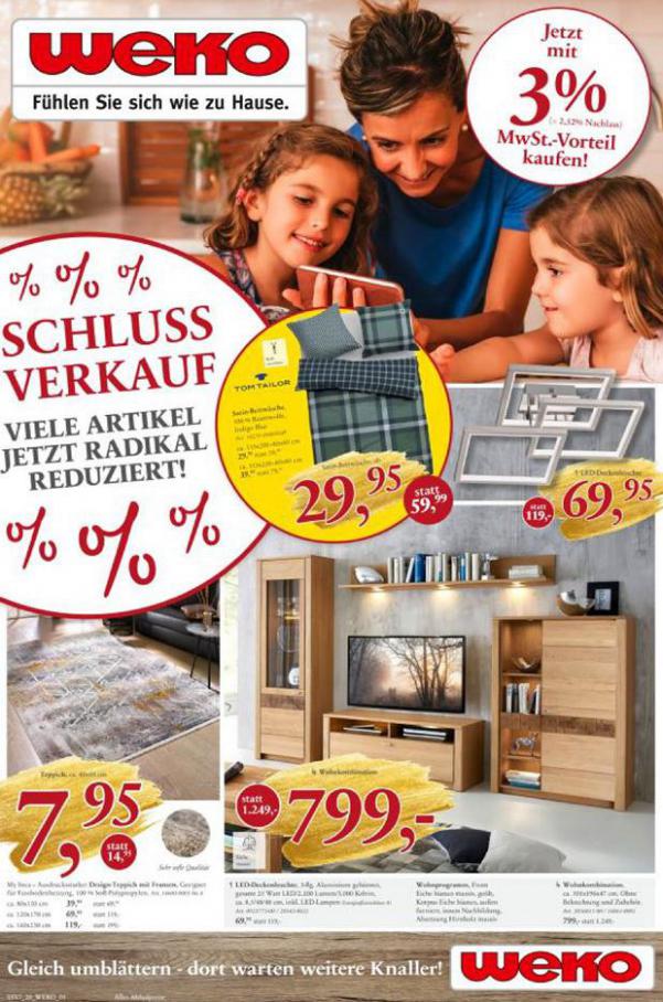SCHLUSS Verkauf . Weko Möbel (2020-08-01-2020-08-01)