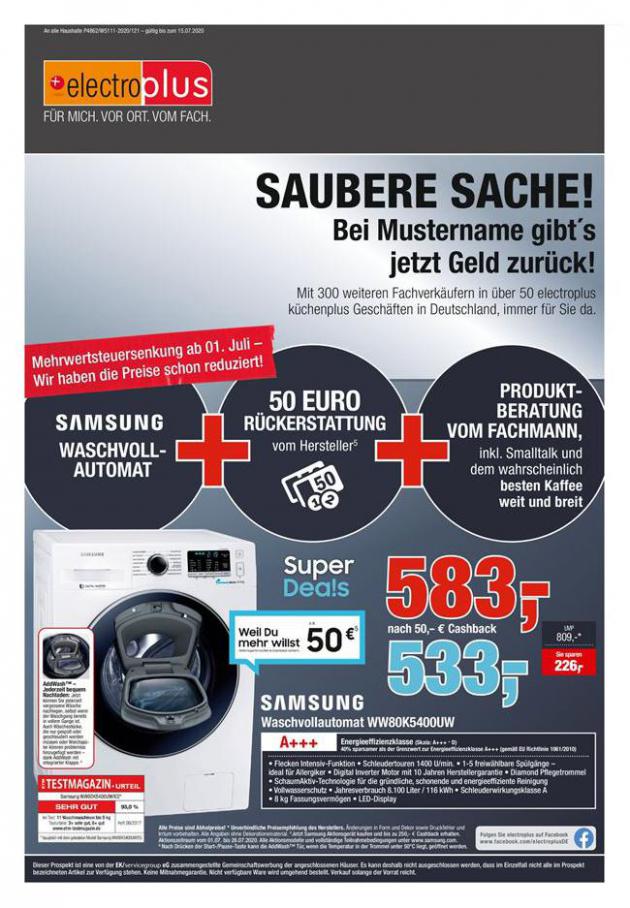Saubere Sache! . electroplus (2020-07-15-2020-07-15)