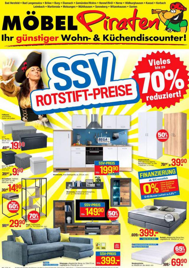SSV Rotstift-Preise . Möbelpiraten (2020-07-31-2020-07-31)