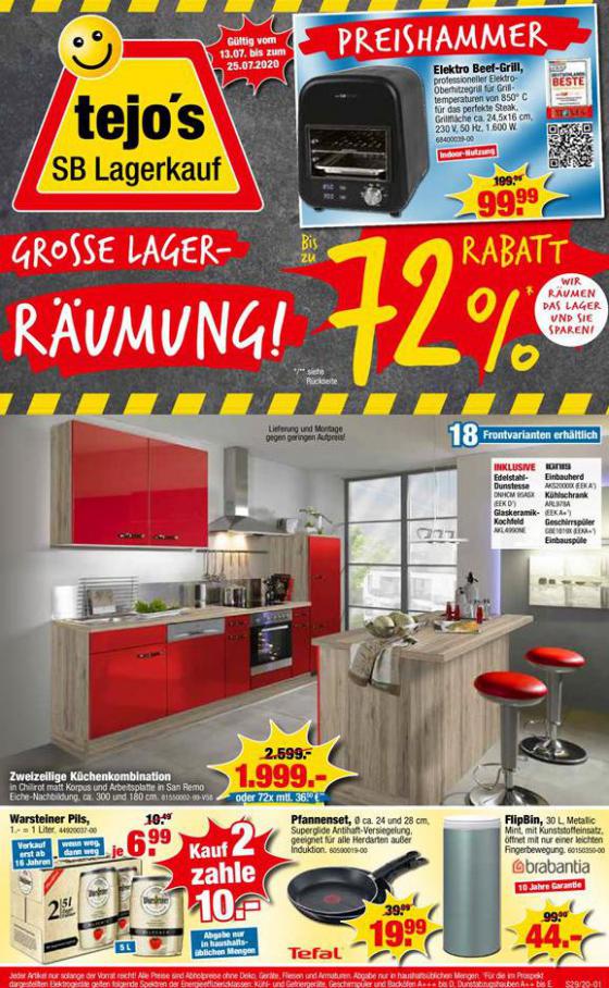 Grosse Lager-RÄUMUNG! . SB Lagerkauf (2020-07-25-2020-07-25)