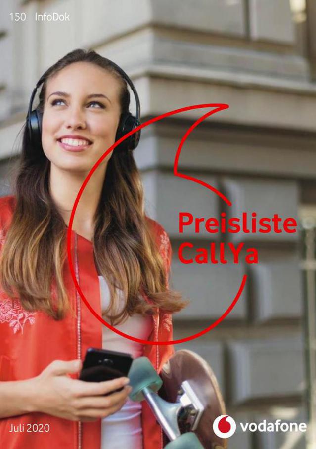 Preisliste CallYa . Vodafone (2020-08-08-2020-08-08)