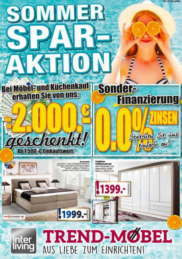 Sommer Spar-Aktion . Trend Möbelmarkt (2020-08-31-2020-08-31)