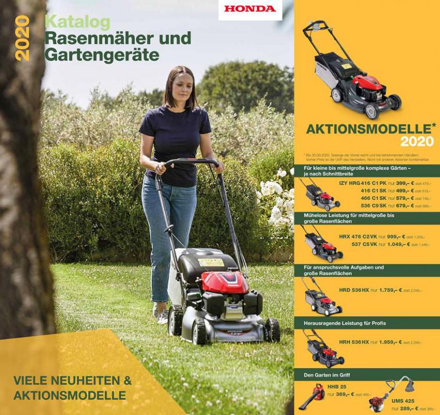 Honda Rasenmaeher und Gartengeraete Katalog . Endress Motorgeräte (2020-09-30-2020-09-30)