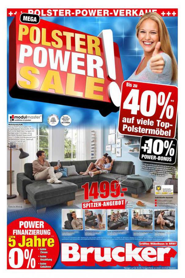 Polster Power Sale! . Möbel Brucker (2020-08-29-2020-08-29)