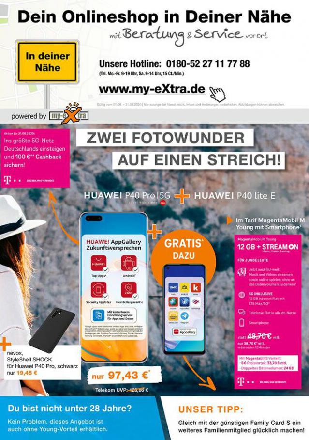 Telekom Flyer . myExtra Shop (2020-08-31-2020-08-31)