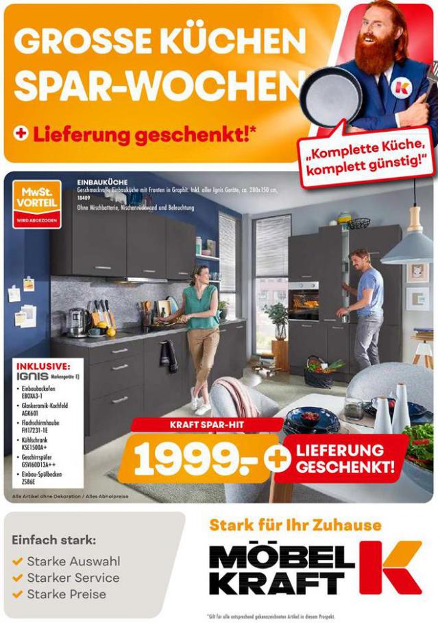 Grosse Küchen Spar-Wochen . Möbel Kraft (2020-09-29-2020-09-29)