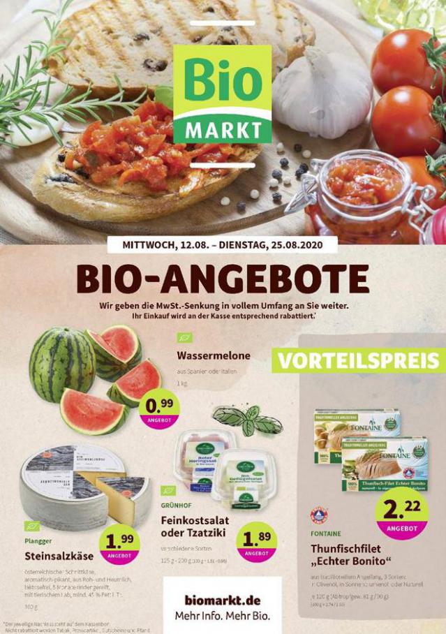 Bio-Angebote . Aleco Biomarkt (2020-08-25-2020-08-25)