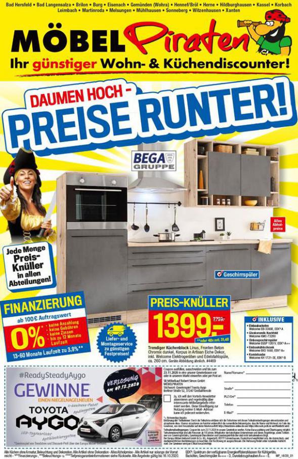 Daumen Hoch- PREISE RUNTER! . Möbelpiraten (2020-10-16-2020-10-16)
