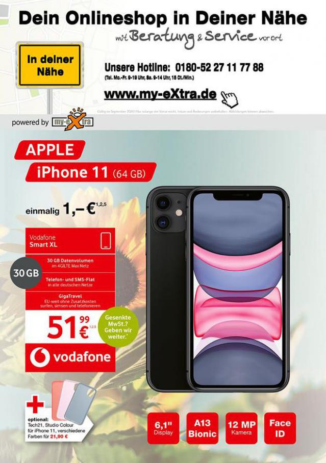 Vodafone Flyer . myExtra Shop (2020-09-30-2020-09-30)