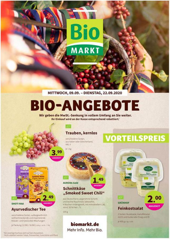 Bio-Angebote . Erdi Biomarkt (2020-09-22-2020-09-22)