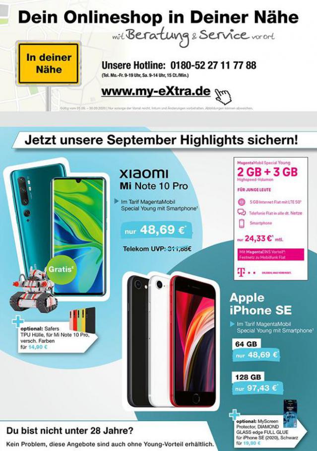 Telekom Flyer . myExtra Shop (2020-09-30-2020-09-30)