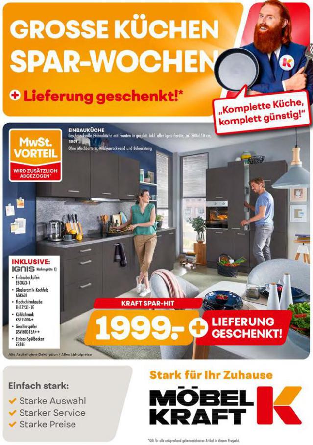 Grosse Küchen Spar-Wochen . Möbel Kraft (2020-11-10-2020-11-10)
