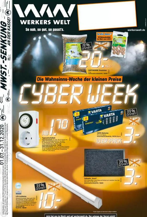 Cyber week . Werkers Welt (2020-11-29-2020-11-29)