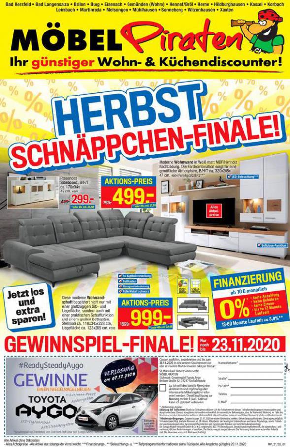 HERBST Schnäppchen-Finale! . Möbelpiraten (2020-11-20-2020-11-20)