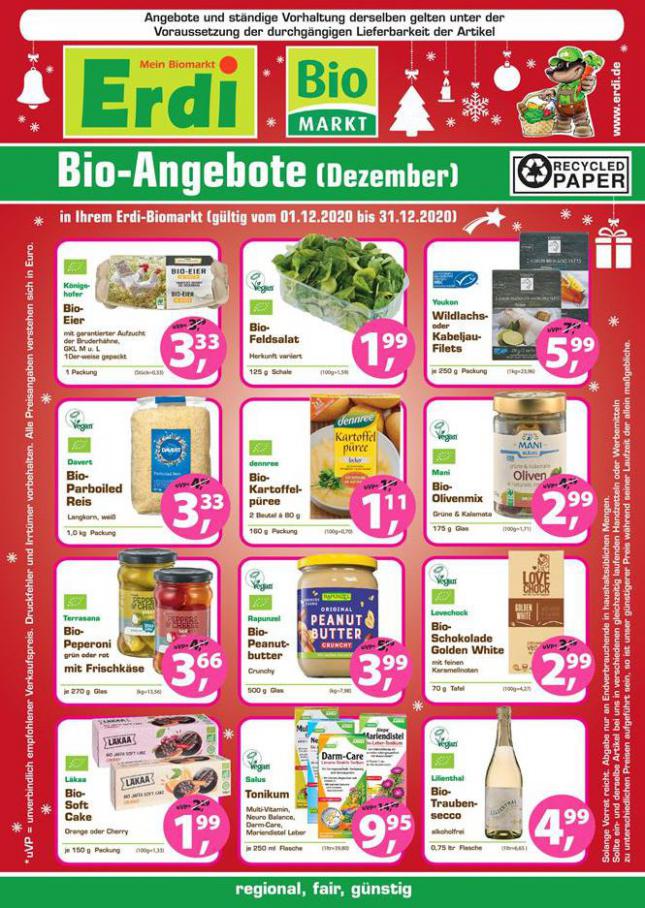 Bio-Angebote (Dezember) . Erdi Biomarkt (2020-12-31-2020-12-31)