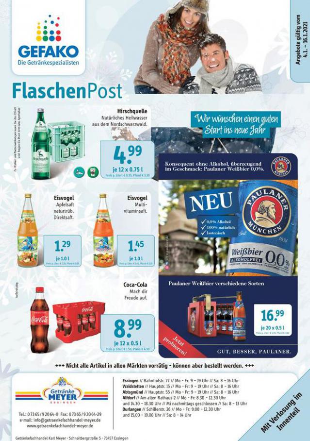 Flaschen Post . Meyer Getränke (2021-01-16-2021-01-16)