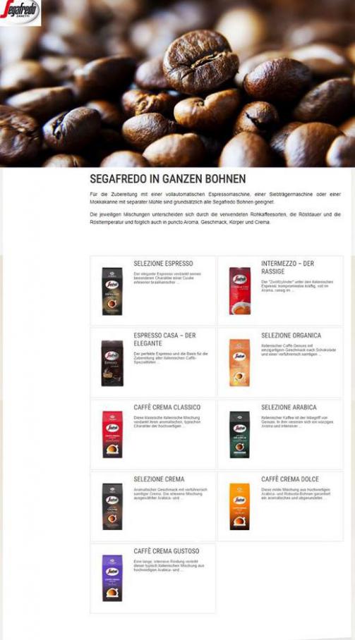 Ganze Bohne Angebote . Segafredo Espresso Bar (2021-02-05-2021-02-05)
