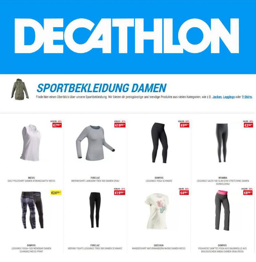 Sportbekleidung Damen . Decathlon (2021-01-31-2021-01-31)