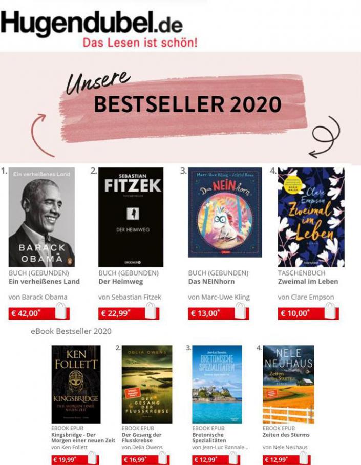 Bestseller 2020 . Hugendubel (2021-01-03-2021-01-03)