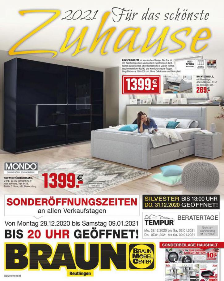 2021 Für das schönste Zuhause . Möbel Braun (2021-01-16-2021-01-16)