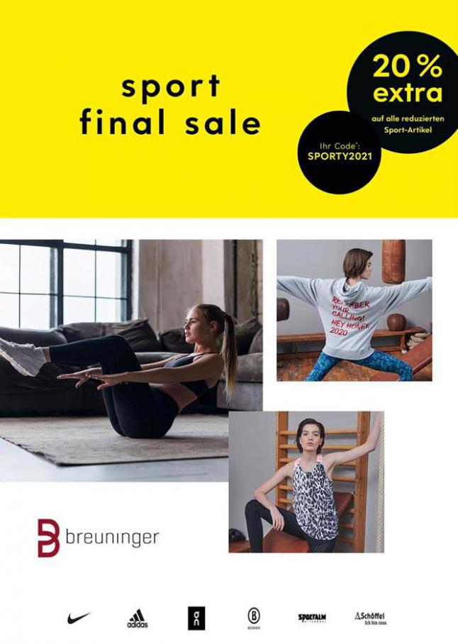 Sport Final Sale . Breuninger (2021-02-15-2021-02-15)