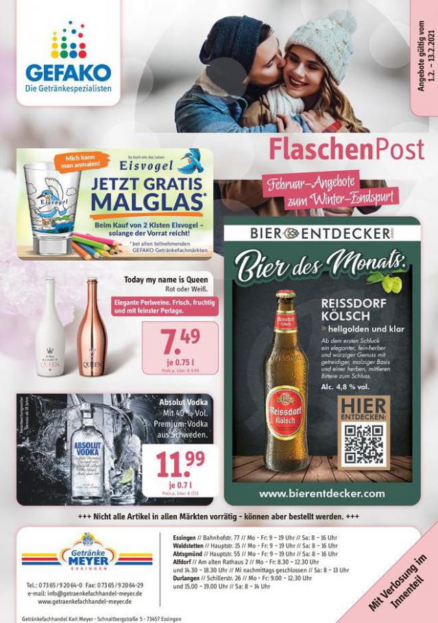 Flaschen Post . Meyer Getränke (2021-02-13-2021-02-13)
