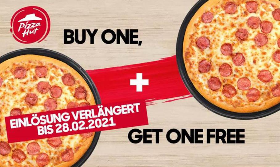 Buy One Get One Free . Pizza Hut (2021-02-28-2021-02-28)