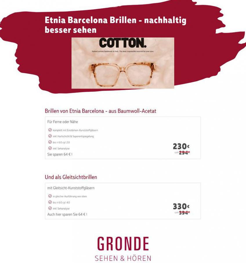 Etnia Barcelona Brillen - nachhaltig besser sehen . Optik Gronde (2021-03-03-2021-03-03)