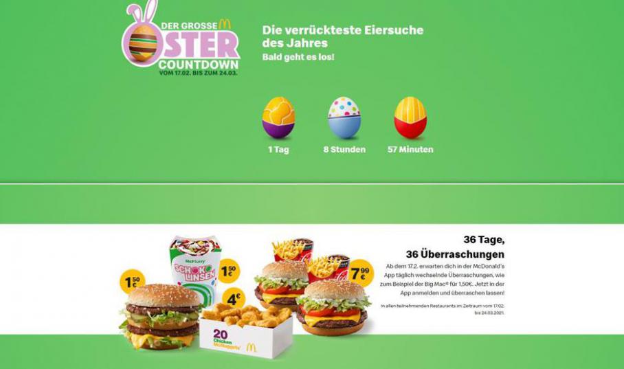 Die verrückteste Eiersuche des Jahres . McDonald’s (2021-03-24-2021-03-24)