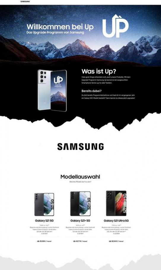 Unser Up-Modell Die neue Galaxy S21-Serie 5G . Samsung (2021-02-28-2021-02-28)