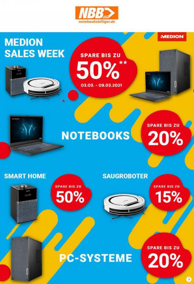 Medion Sales Week . Notebooksbilliger (2021-03-09-2021-03-09)