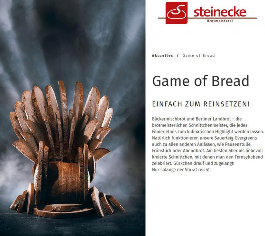 Game of Bread . Bäckerei Steinecke (2021-03-31-2021-03-31)