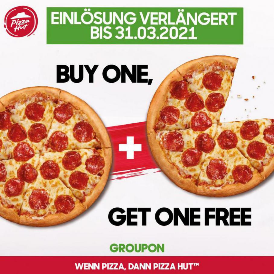 Buy One, Get One Free . Pizza Hut (2021-03-31-2021-03-31)