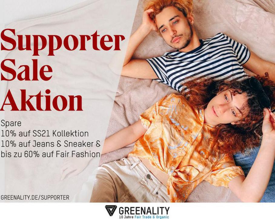 Supporter Sale . Greenality (2021-04-30-2021-04-30)